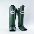 Raja Shin Guards — Lightweight Dark Green — MMAGuy fight gear Phuket