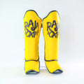 Raja Shin Guards — Lightweight V4 Neon Yellow — MMAGuy fight gear Phuket