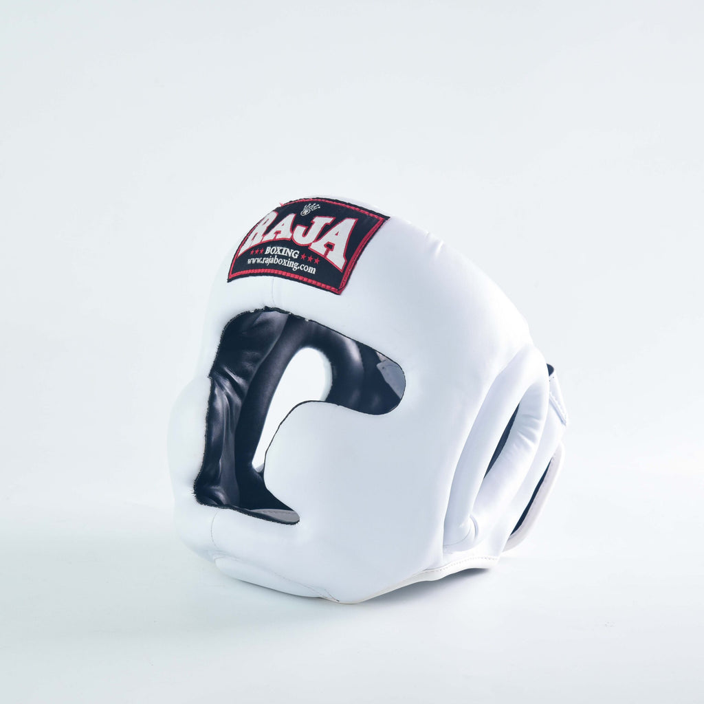 Raja Head Guard — White — MMAGuy fight gear Phuket