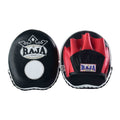 Raja Punch Mitts — Open Finger White/Red/Black (RPM-2) — MMAGuy fight gear Phuket