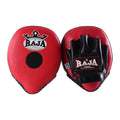 Raja Punch Mitts — Open Finger Black/Red (RPM-5) — MMAGuy fight gear Phuket