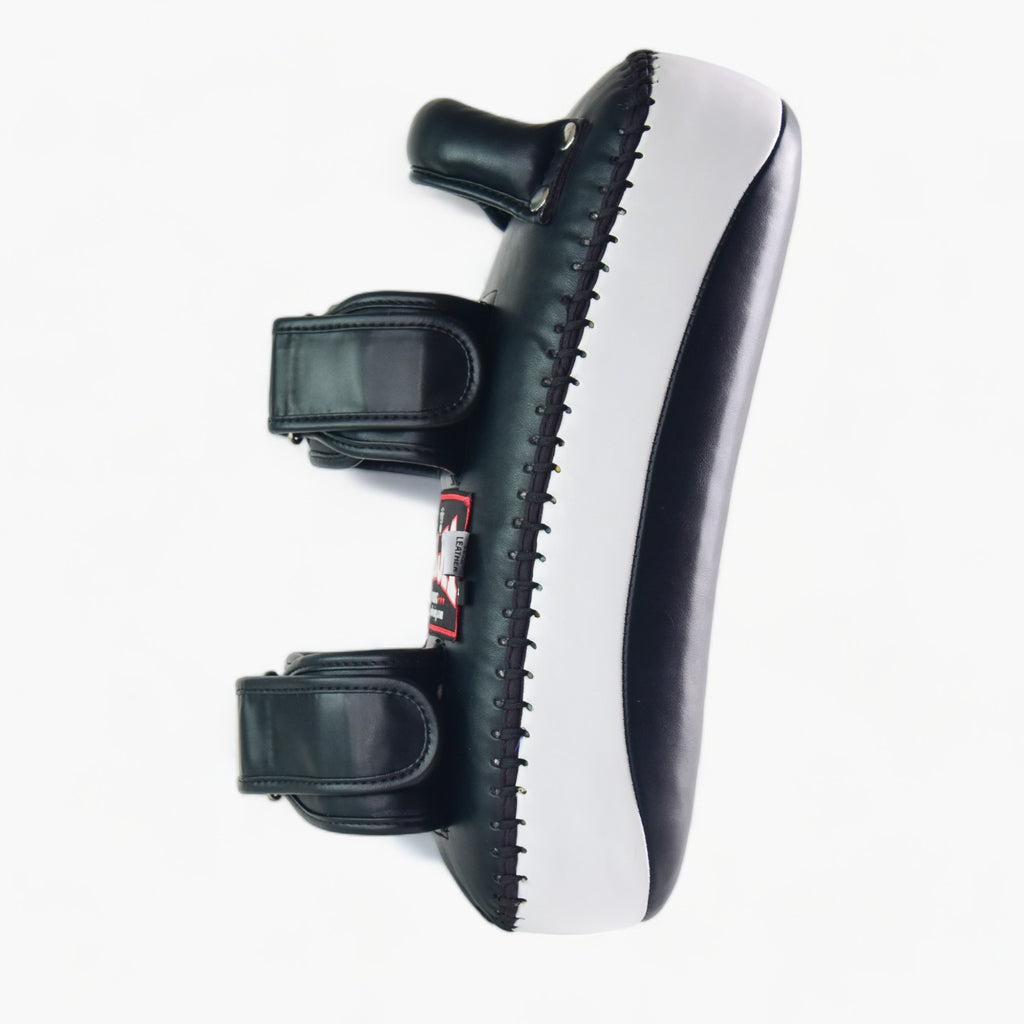 Raja Kicking Pads — Black White (Single Pad) — MMAGuy fight gear Phuket