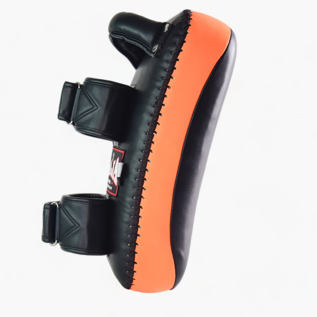 Raja Kicking Pads — Black Orange (Single Pad) — MMAGuy fight gear Phuket