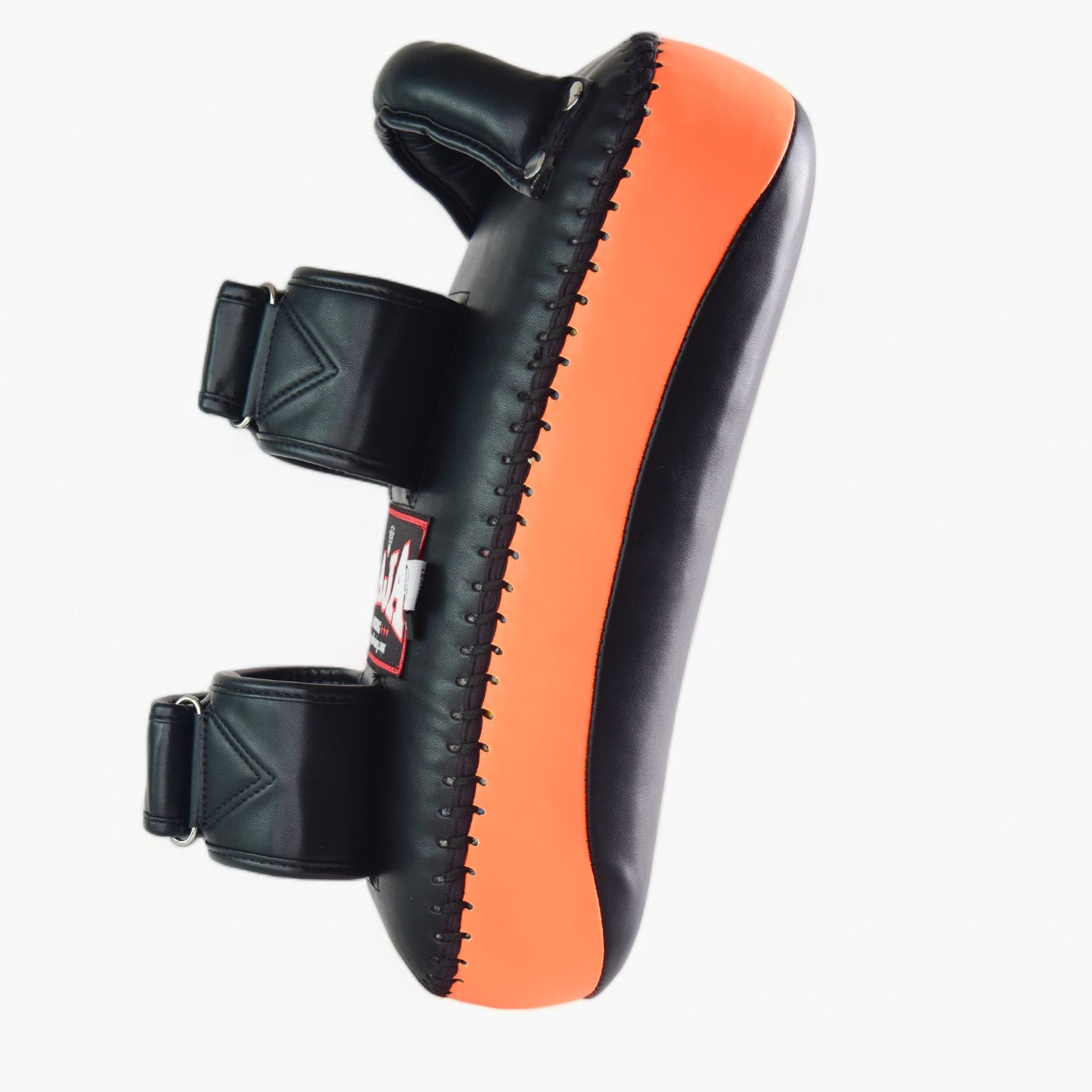 Raja Kicking Pads — Black Orange (Single Pad) — MMAGuy fight gear Phuket