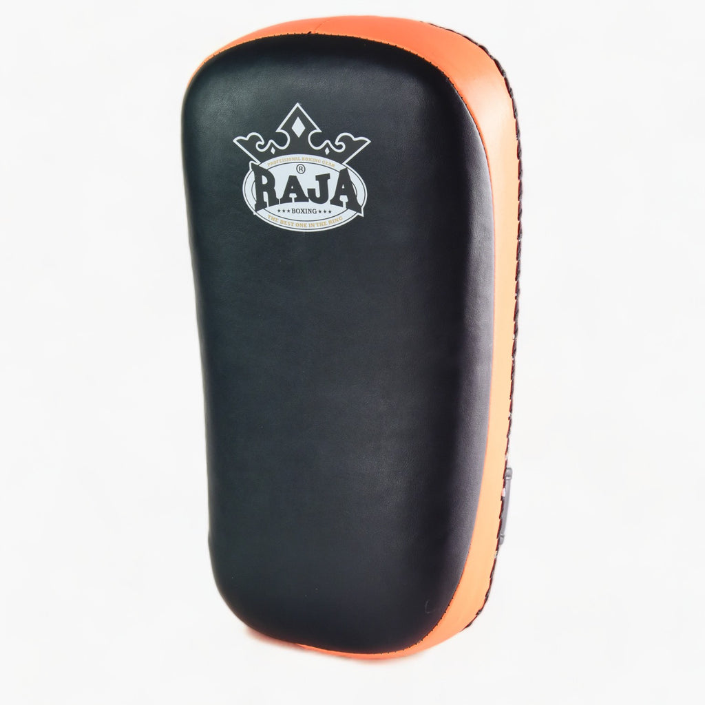 Raja Kicking Pads — Black Orange (Single Pad) — MMAGuy fight gear Phuket