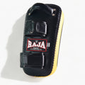 Raja Kicking Pads — Black Yellow (Single Pad) — MMAGuy fight gear Phuket