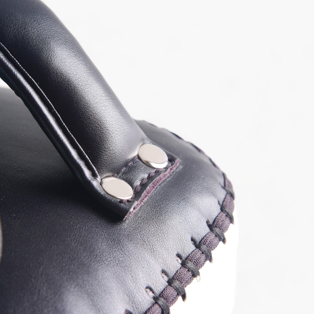Raja Kicking Pads — Black White (Single Pad) — MMAGuy fight gear Phuket