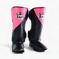 Raja Shin Guards — CUT ON Black/Pink — MMAGuy fight gear Phuket