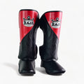 Raja Shin Guards — CUT ON Black/Red — MMAGuy fight gear Phuket