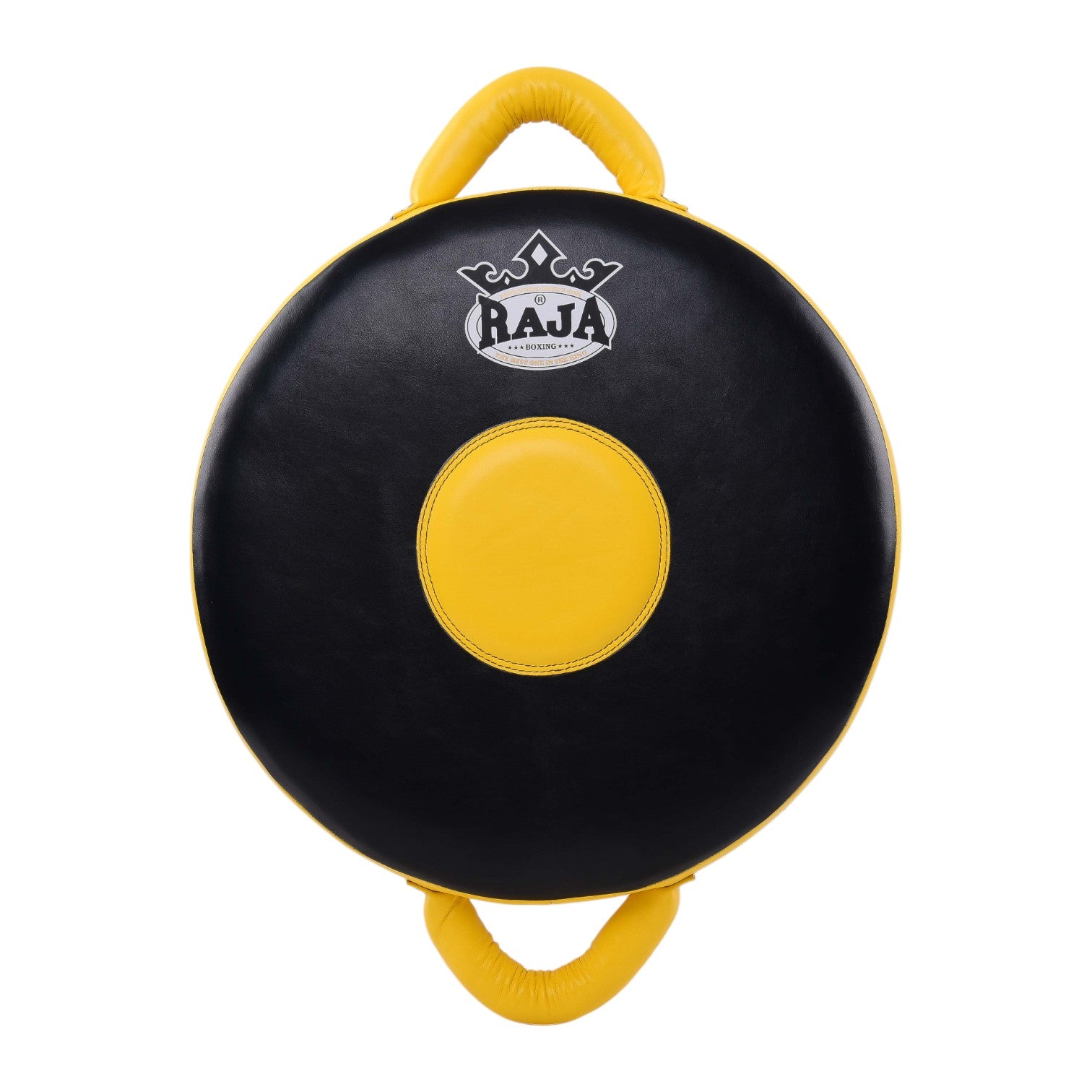 Raja Punch Mitts — Air Punch Shield White/Black (RPM-8) — MMAGuy fight gear Phuket