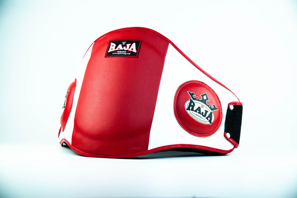 Raja Belly Protector — Red White — MMAGuy fight gear Phuket