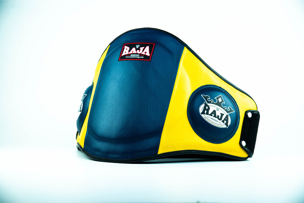 Raja Belly Protector — Navy Yellow — MMAGuy fight gear Phuket