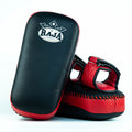 Raja Kicking Pads — Extra Pad Black Red — MMAGuy fight gear Phuket