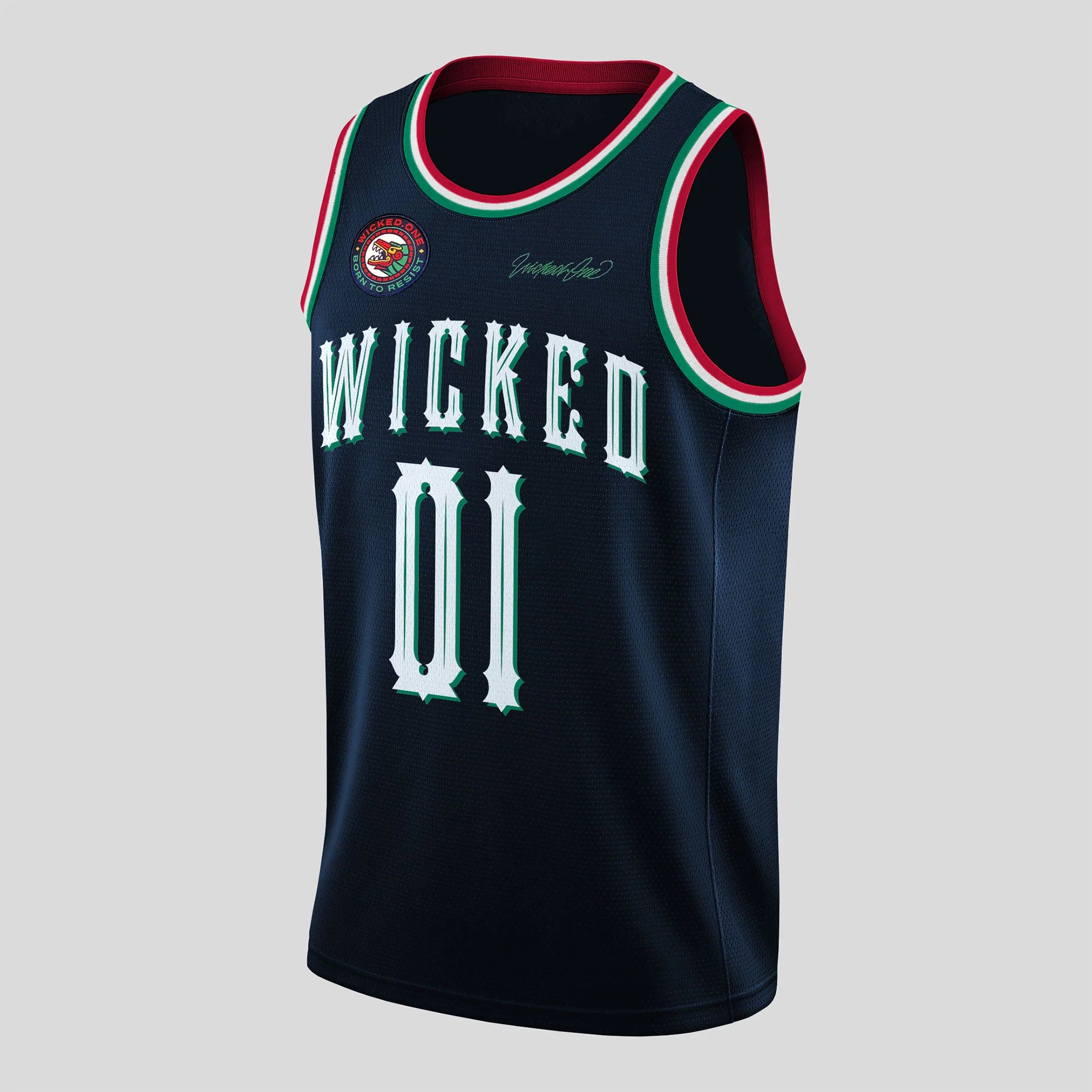 Wicked1 GUERRERO NAVY TANK TOP