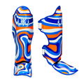 Top King Lava Shin Guards Blue