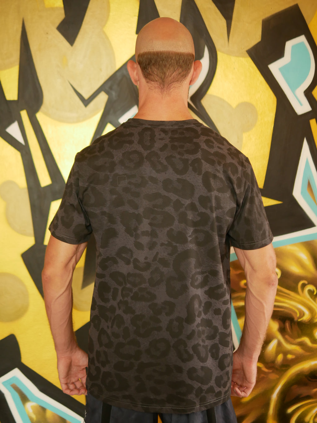 Wicked1 TEE LEOPARD GRAY T-SHIRT