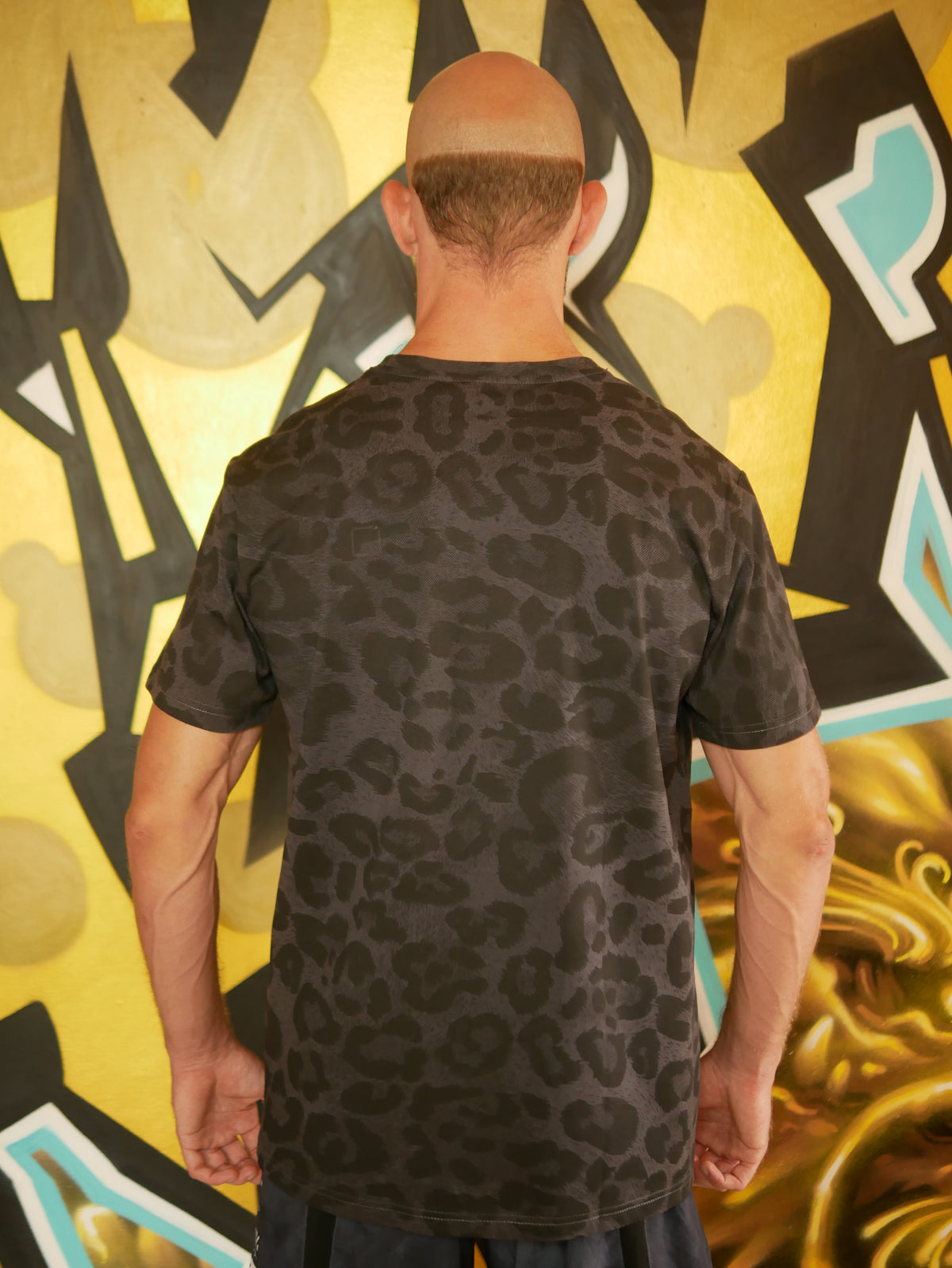 Wicked1 TEE LEOPARD GRAY T-SHIRT