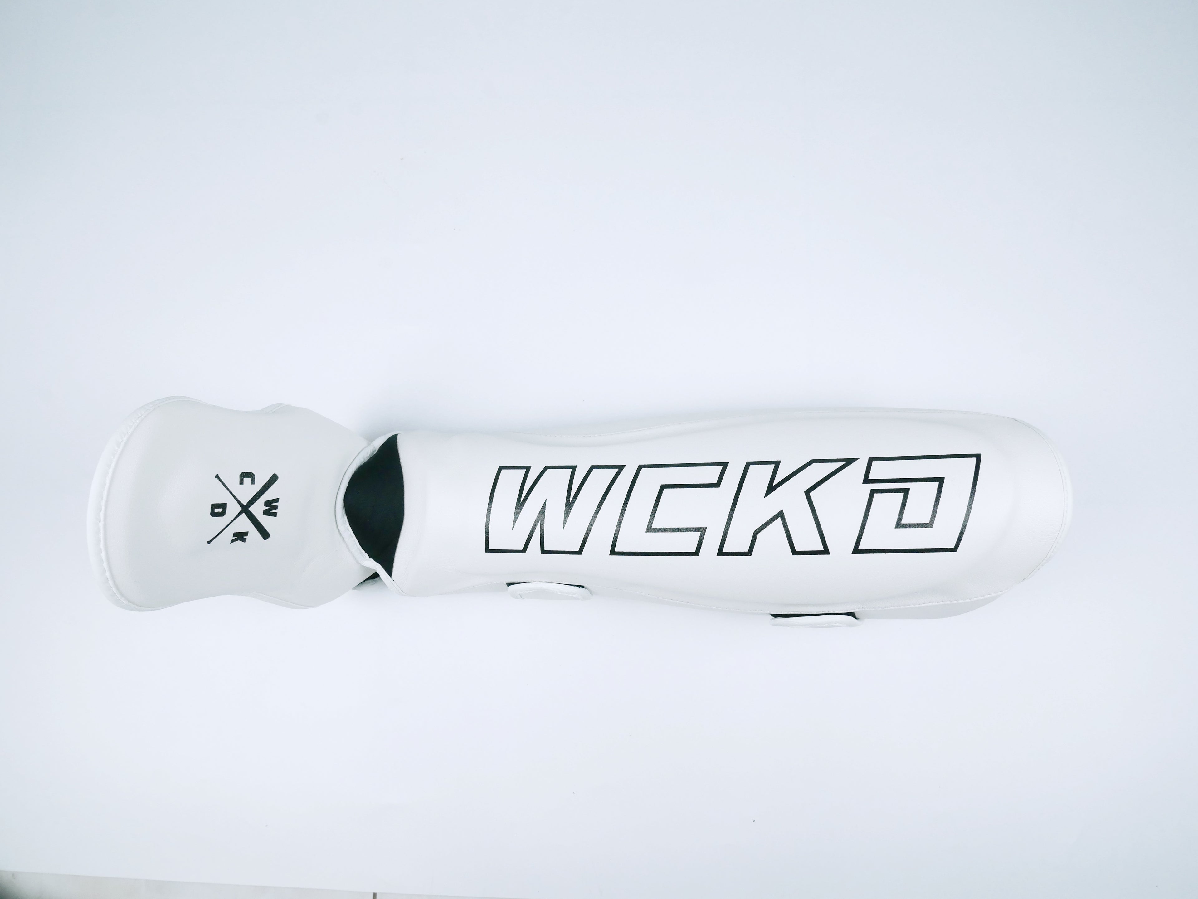 Wicked1 Shinguards RAW White (MF) — view 5, fight gear Phuket | MMAGuy