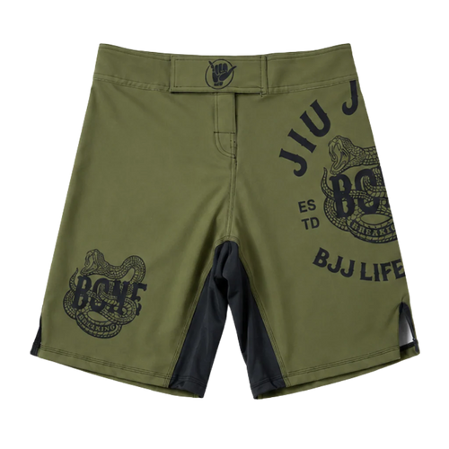 BJJ Lifestyle Bone Breaking BJJ shorts, front