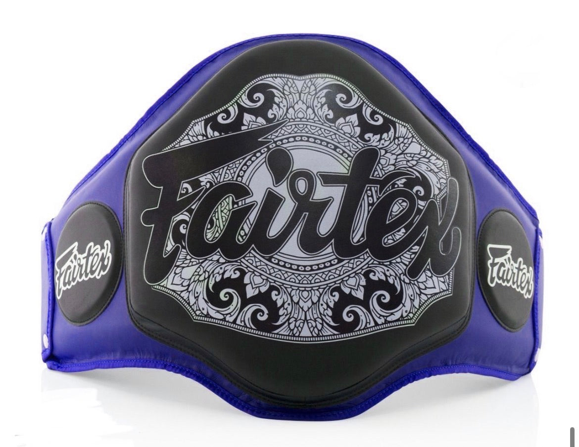 Fairtex Belly Pad BPV3 Blue/Black — MMAGuy fight gear Phuket