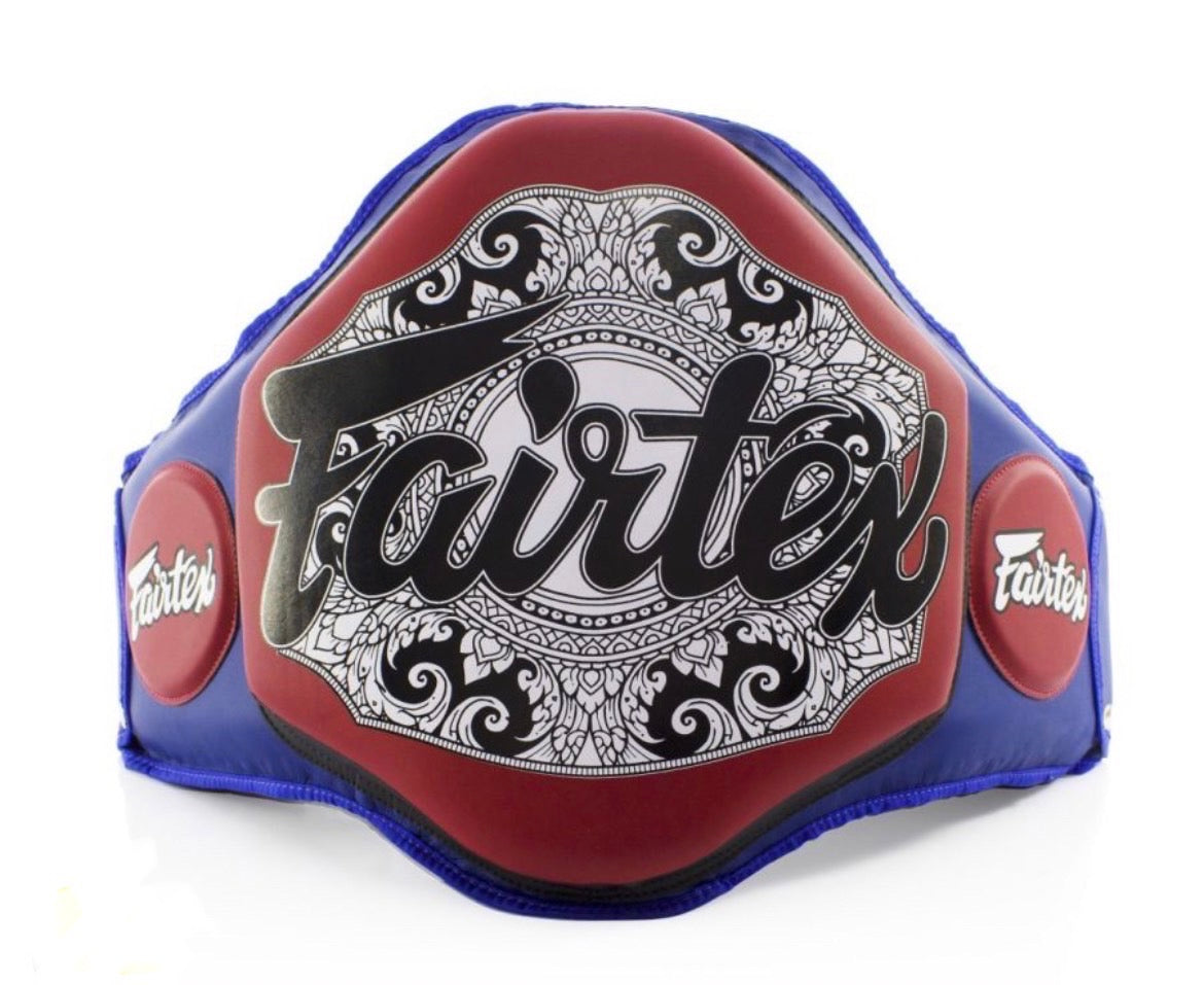 Fairtex Belly Pad BPV3 Blue/Red — MMAGuy fight gear Phuket