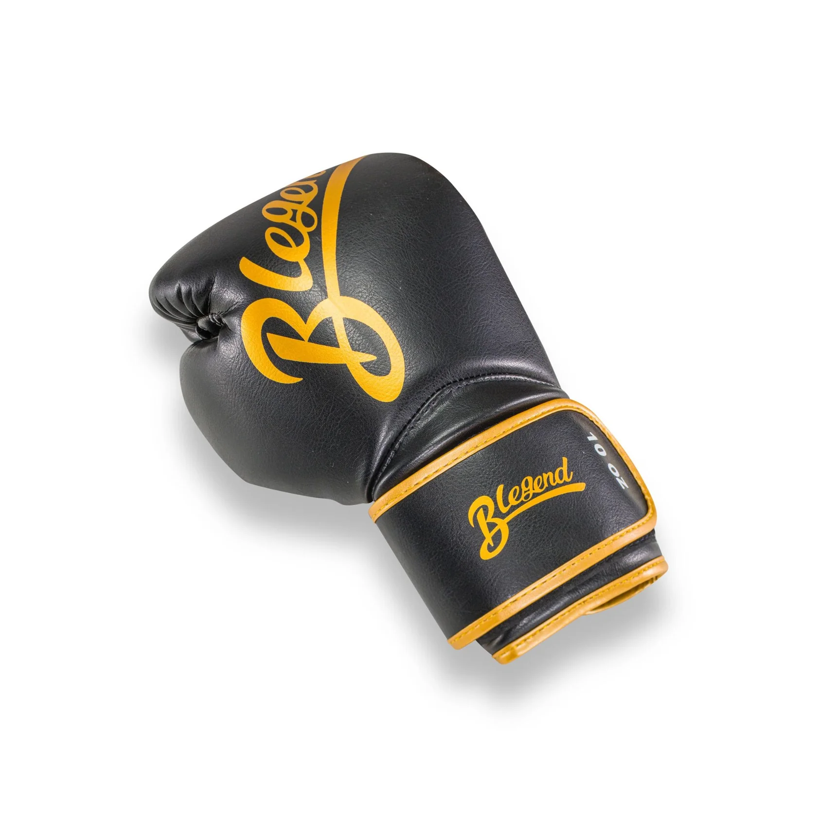 Black and gold Blegend boxing gloves BGL32 Velcro model