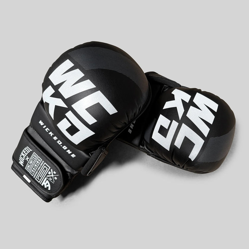 Wicked1 MMA Gloves (PU) KRUZ Black