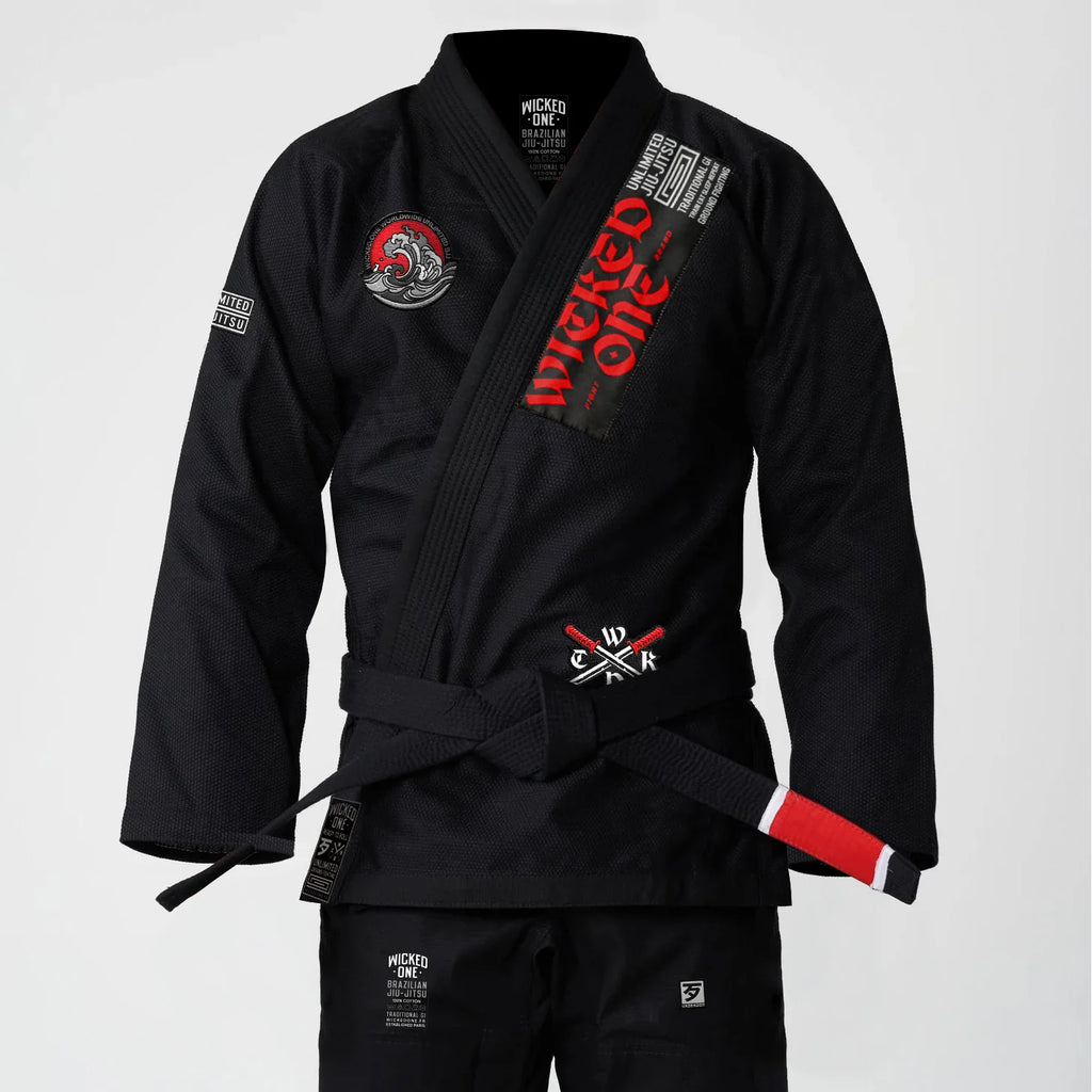 Wicked1 Kimono SAMURAI BLACK (Kids)