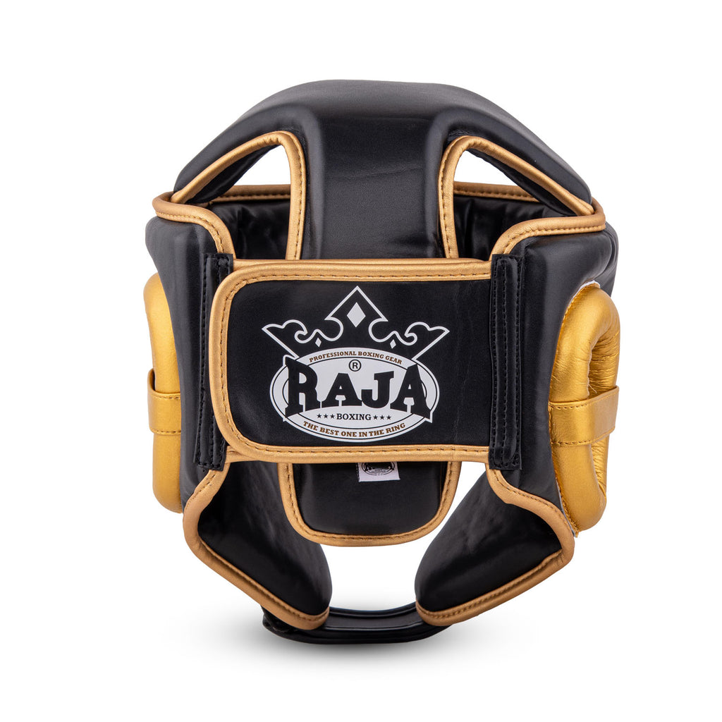 Raja Head Guard — Elite Defender Gold — MMAGuy fight gear Phuket