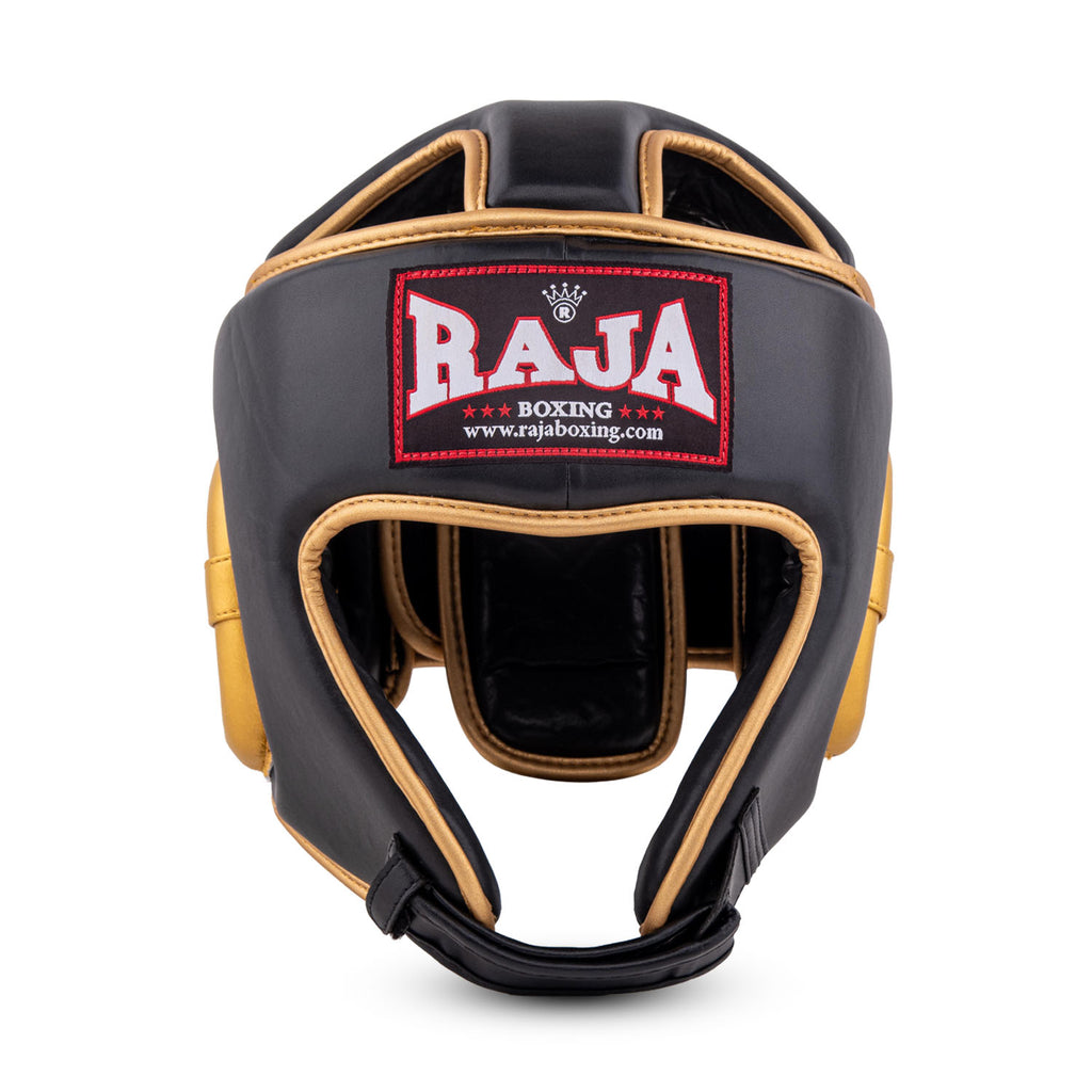 Raja Head Guard — Elite Defender Gold — MMAGuy fight gear Phuket