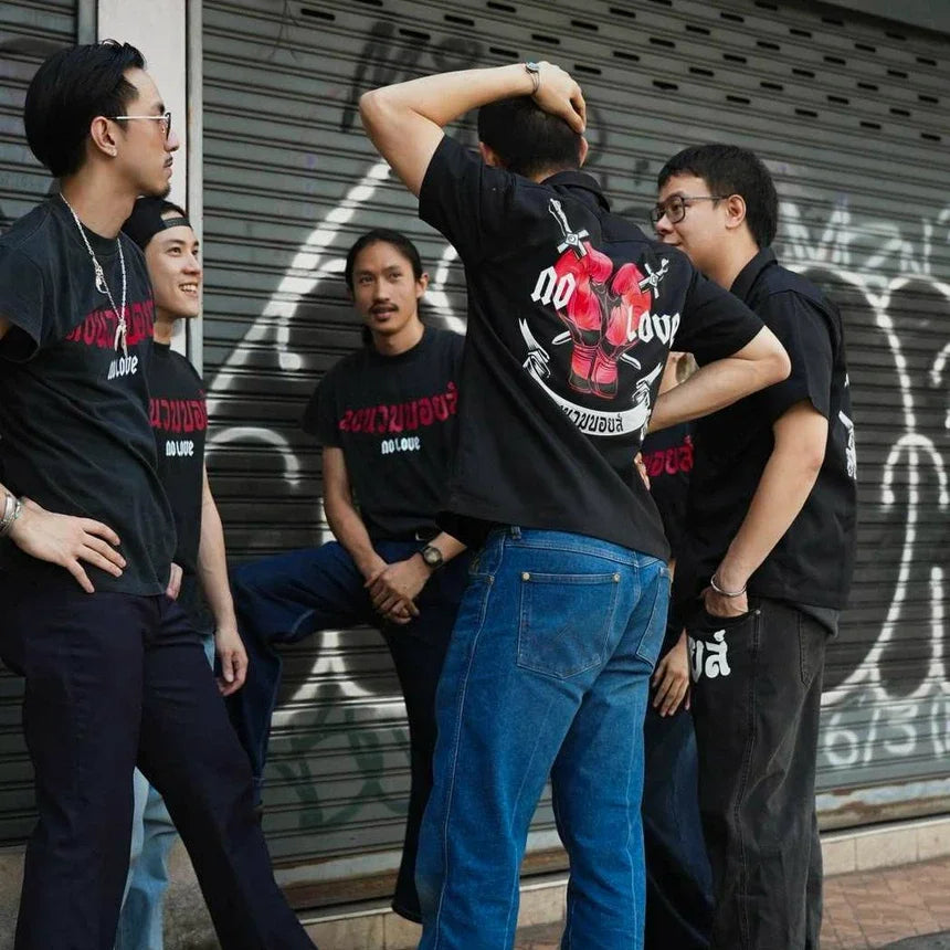 LNB NO LOVE T-SHIRT FADED