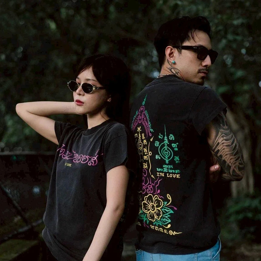 LNB IN LOVE T-SHIRT WING - FADED