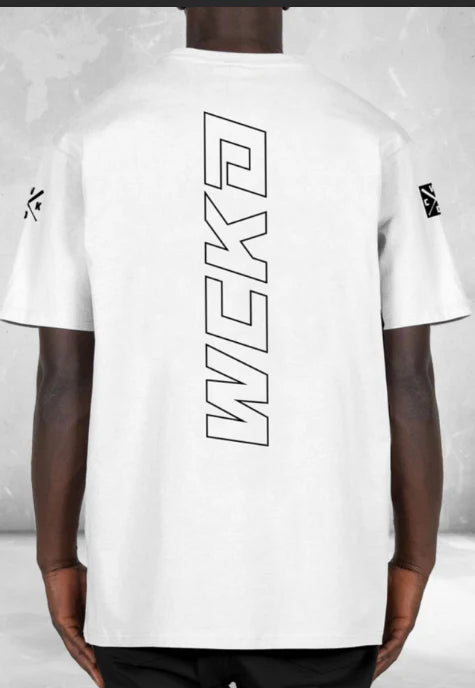 Wicked1 T-SHIRT OVERSIZE "RAW" White — Streetwear Phuket