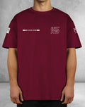 Wicked1 T-SHIRT OVERSIZE "RAW" Red — Streetwear Phuket