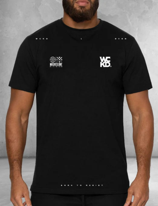 Wicked1 T-SHIRT "DVSN" BLACK — Streetwear Phuket