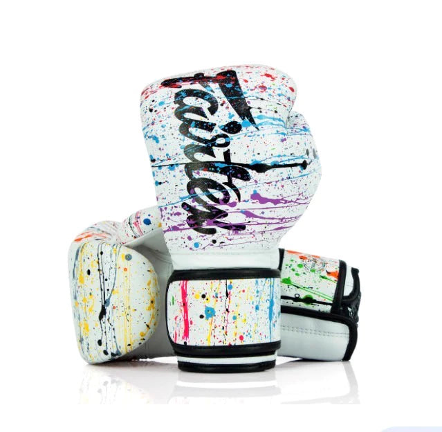 Fairtex Writer Gloves with paint splatter design