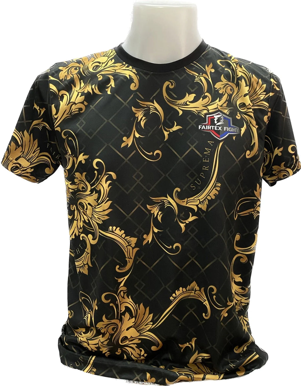 Fairtex Lumpinee Stadion black gold baroque short-sleeve t-shirt