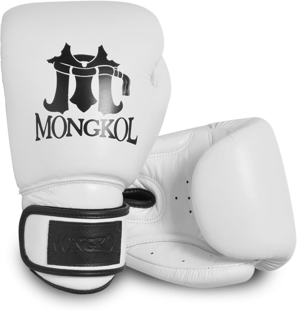 Mongkol Boxing Gloves BGM01 White — view 2, fight gear Phuket | MMAGuy