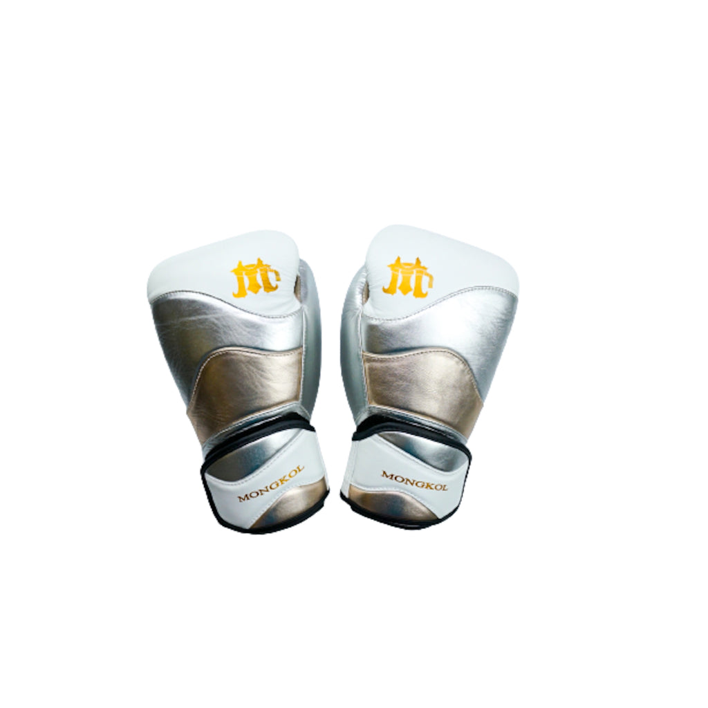 Mongkol Boxing Gloves BGM04 "Special OFF WHITE" — view 2, fight gear Phuket | MMAGuy