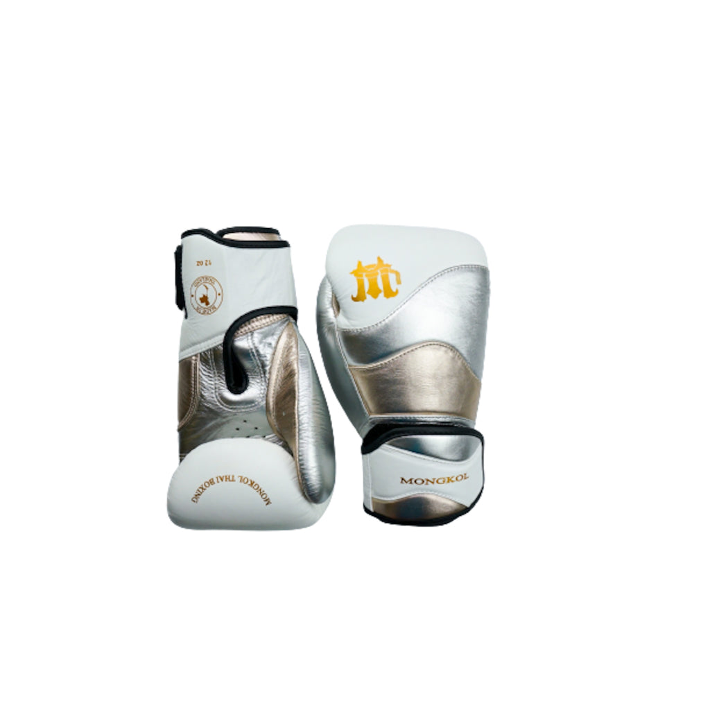 Mongkol Boxing Gloves BGM04 "Special OFF WHITE" — view 4, fight gear Phuket | MMAGuy