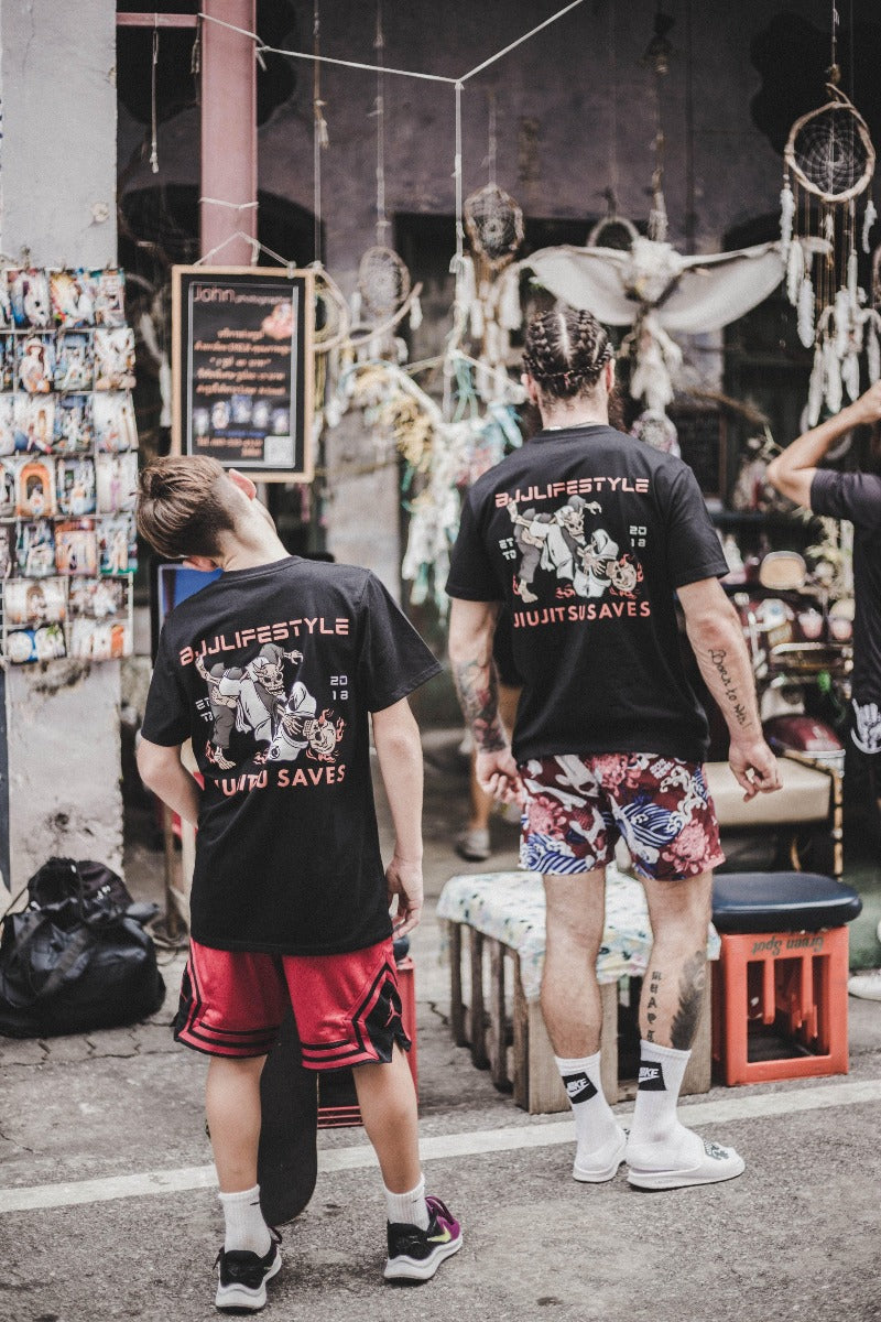 T-shirt Jiujitsu Saves - Black