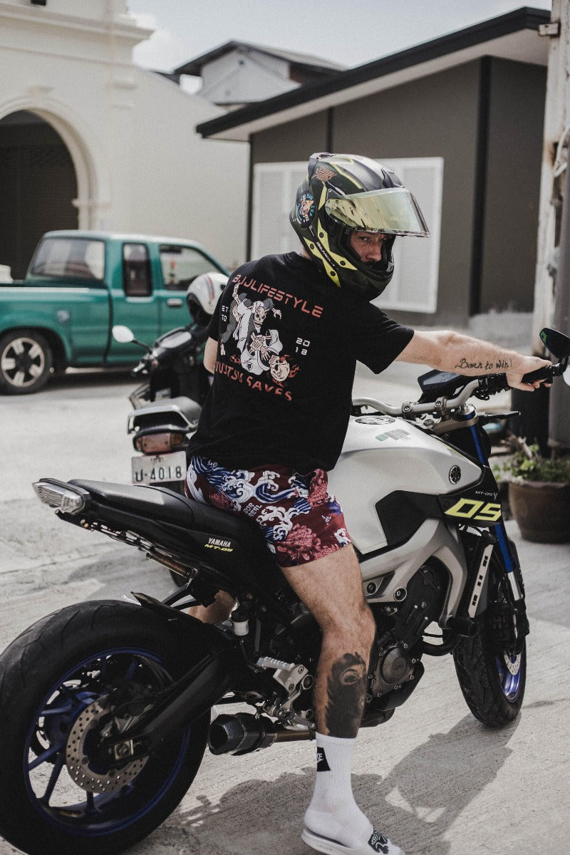 T-shirt Jiujitsu Saves - Black