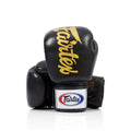 Fairtex BGV19 black and gold deluxe boxing gloves