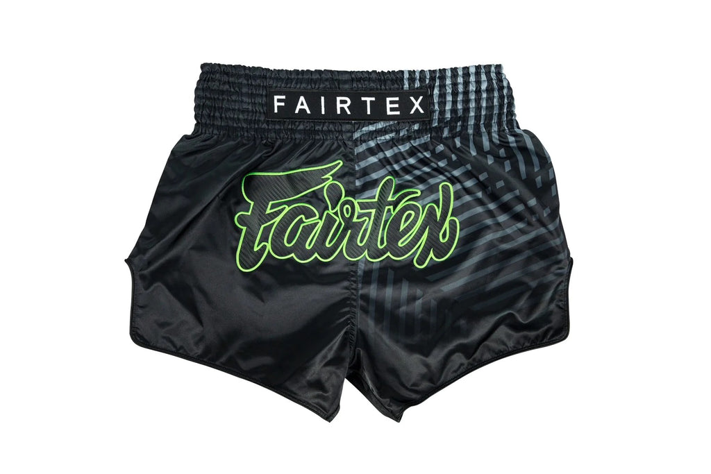 Fairtex Shorts Racer Black — fight gear in Phuket (Chalong) | MMAGuy