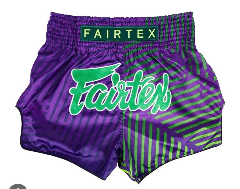 Fairtex Shorts Racer Purple — fight gear in Phuket (Chalong) | MMAGuy