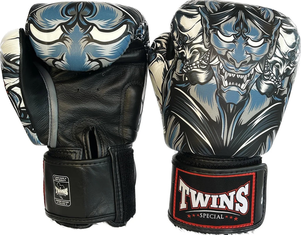 Twins Special Gloves Fbgvl3-58 Grey Black — view 2, fight gear Phuket | MMAGuy
