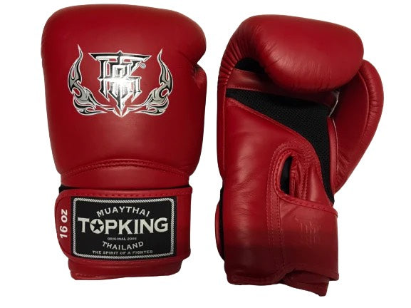 Top King Boxing Gloves "Super" TKBGSA Air Red N — view 2, fight gear Phuket | MMAGuy