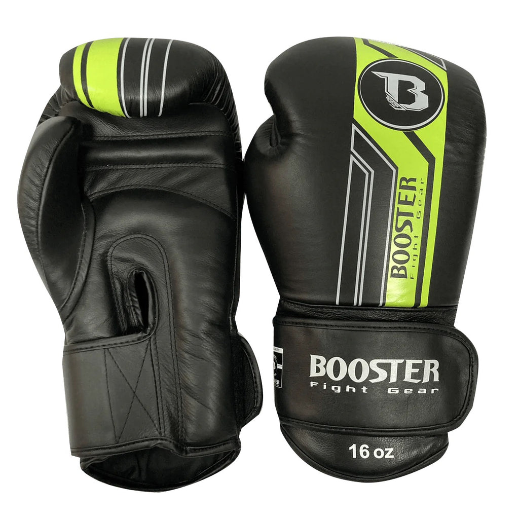 Booster Boxing Gloves BGLV9 Black Green — fight gear in Phuket (Chalong) | MMAGuy