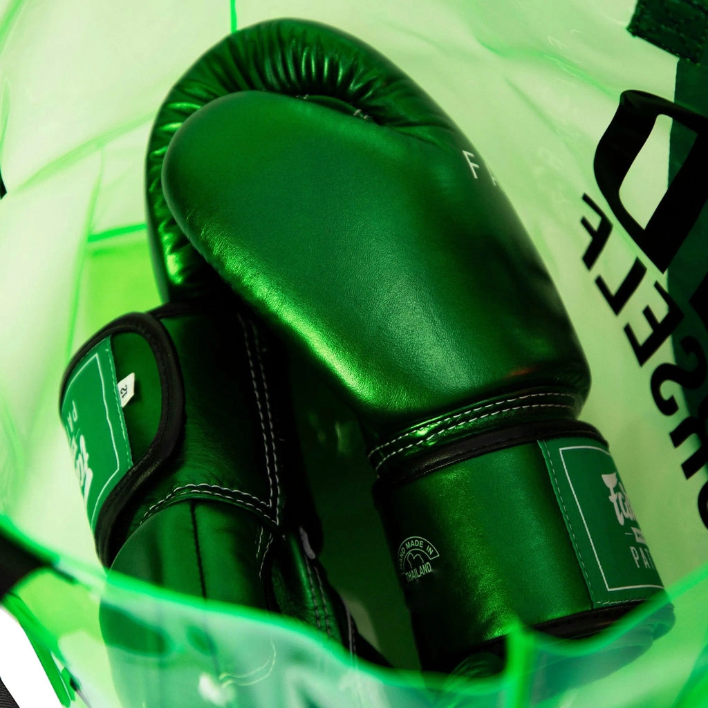 FAIRTEX Boxing Gloves BGV22 METALLIC Green — view 3, fight gear Phuket | MMAGuy