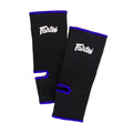 Fairtex Ankleguards AS1 black/blue — fight gear in Phuket (Chalong) | MMAGuy